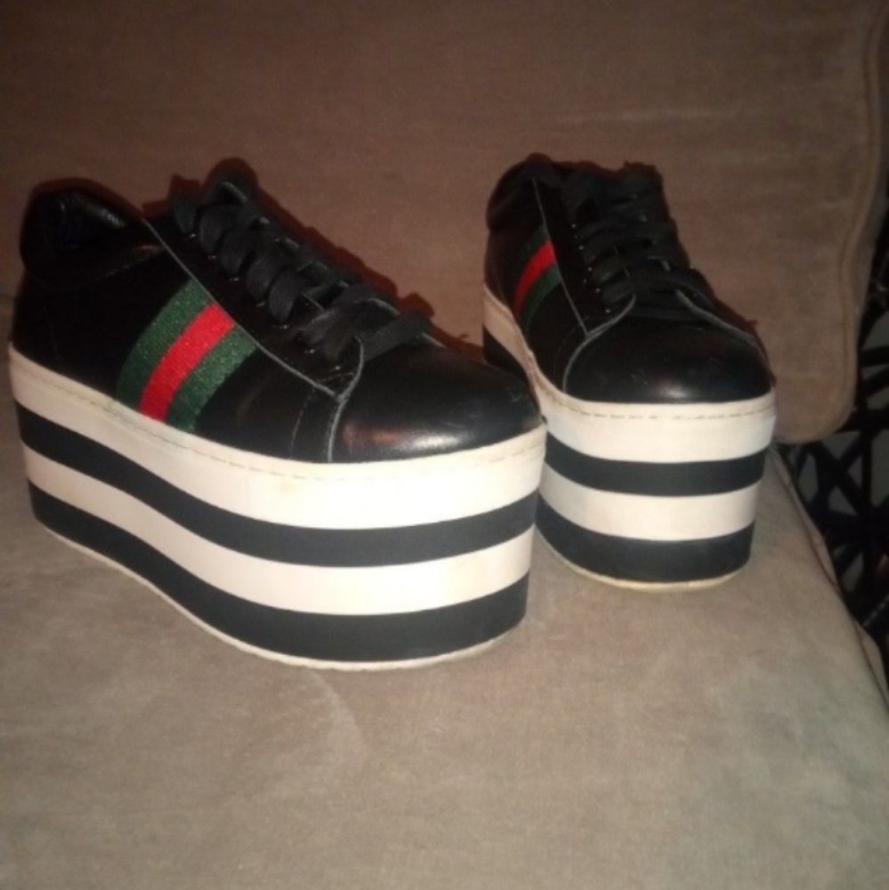 Gucci Peggy Platform Sneakers